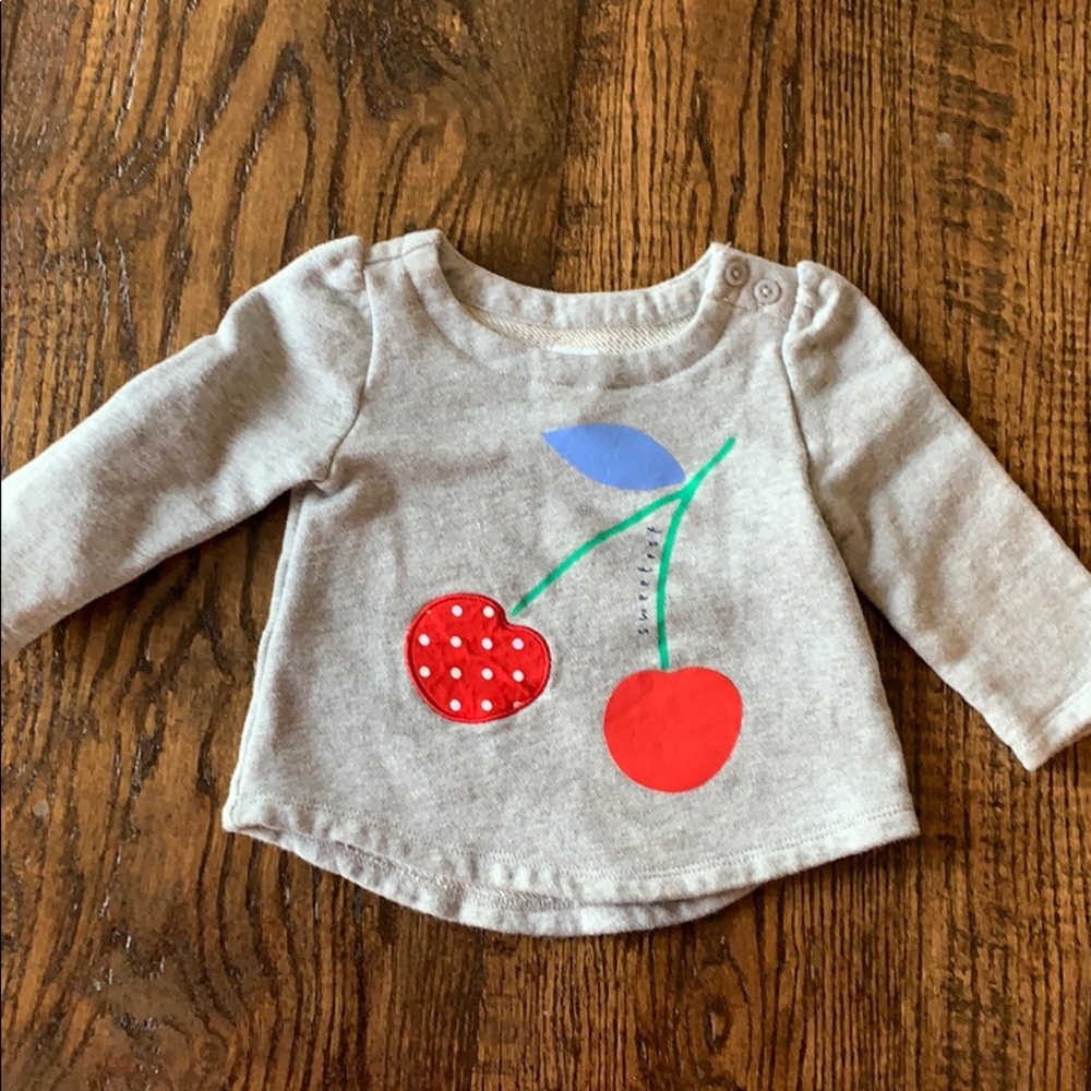 Baby Gap Cherry Sweatshirt